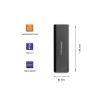 Kuciste za M.2 SATA SSD-NGFF-USB tip c specifikacija