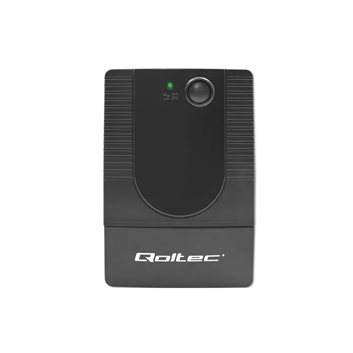 Qoltec UPS Line Interactive 850VA 480W prednja strana